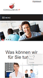 Mobile Screenshot of conclusive.de