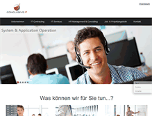 Tablet Screenshot of conclusive.de